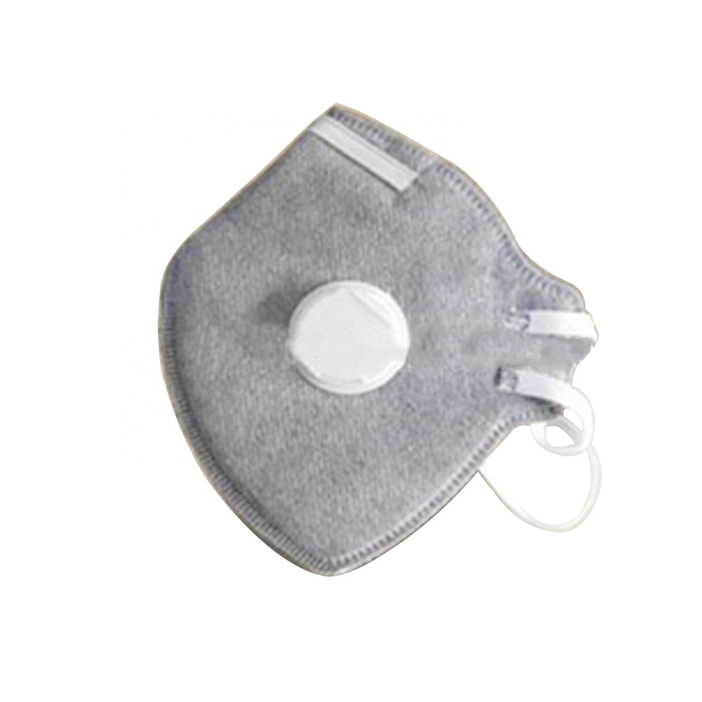 Non-woven disposable mask with activated carbon with exhalation valve 