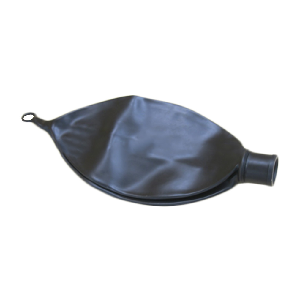 Latex black breathing bag 